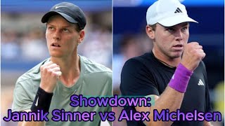 US Open 2024 Showdown Jannik Sinner vs Alex Michelsen [upl. by Noelyn]