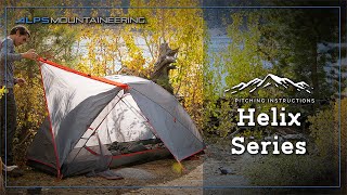 Helix tent assembly by ALPS Mountaineering [upl. by Livia]