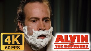 Alvin and the Chipmunks 2007  Dave Seville Shaving 4K60FPS [upl. by Novyart]