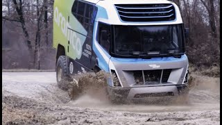 The First HydrogenFueled Truck at Dakar Rally [upl. by Nekciv]