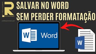 SALVAR NO WORD SEM PERDER FORMATAÇÃO [upl. by Moersch]