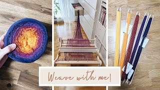 Studio Vlog 3 Rigid Heddle Loom Weaving  Making Shawls From Start To Finish  Croby Patterns [upl. by Relyks]