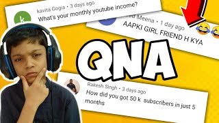 50k SPECIAL QNA  MY INCOME  MY AGE  FACECAM [upl. by Lymann]