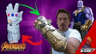 Como fazer a Manopla do Infinito Thanos DIY Power Gauntlet [upl. by Nilsoj]