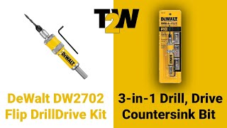 DeWalt DW2702 3in1 Flip Drive Kit Dewalt Tools2Work powertools tools DW2702 DIY FlipBit [upl. by Yecnay]