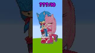 Sonic RIZZ Amy Rose 😍😇😲 shorts [upl. by Aiyotal131]