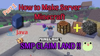 Make Server Minecraft Survival Claim Lands  របៀបបង្កើត Server ងាយៗ ✅ [upl. by Oisinoid]