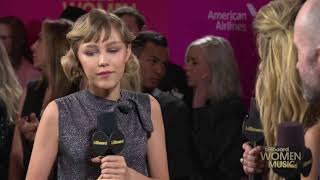 Grace VanderWaal  BillBoard Women in Music Award Red Carpet Interview • 20171130 [upl. by Aicinoid]