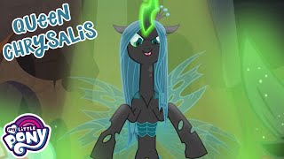 My Little Pony en español 🦄 Mejores momentos de Queen Chrysalis  La Magia de la Amistad  Completo [upl. by Lecrad]