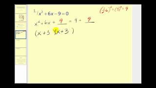 Completing the Square to Solve Quadratic Equations [upl. by Gordie]