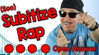 Subitize Rap soobitize  Open Answer  Math Song for Kids  Jack Hartmann [upl. by Ynalem789]