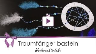 Weihnachtsgeschenke Traumfänger basteln  DANATO [upl. by Epilef]