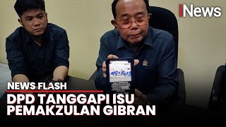 DPD RI Klarifikasi Isu Refly Harun cs Ajukan Pemakzulan Gibran Rakabuming Raka [upl. by Ynamad]