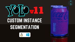 YOLOv11 Instance Segmentation on Custom Dataset  StepbyStep Guide [upl. by Asirak]