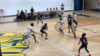 Broward County Middle School Girls Basketball Semifinals Ramblewood Middle School vs Millenium [upl. by Adnat]