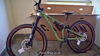 Canyon Neuron 2022 6 AL I Unboxing Build and First Ride I 4K [upl. by Elbys]