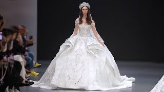 The Atelier Couture Bridal Spring 2025  Barcelona Bridal Fashion Week 4K [upl. by Atila988]