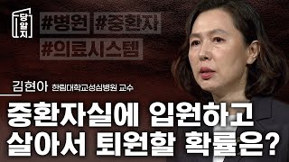 당알지  중환자실에 입원하고 살아서 퇴원할 확률은 l 김현아 교수 [upl. by Ainadi]