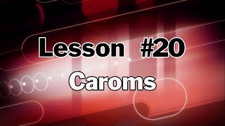 Pool Lessons amp Billiards Instruction  How to do Carom Shots  Terry Bell Master Class 20 [upl. by Gerita]