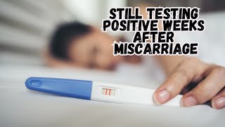 Why You Are Still Having Pregnancy Positive Tests Few Weeks After Miscarriage [upl. by Kenta]