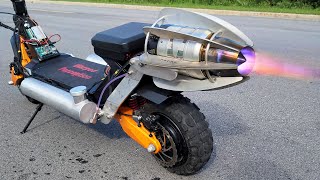 Jet Powered Scooter [upl. by Hillman406]