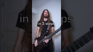 Dimebags Walk solo guitar dive tutorial pantera [upl. by Caneghem444]