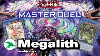 Master duel  Megalith deck  Newbie deck just 0 gem  Ritual deck [upl. by Secnarfyram878]