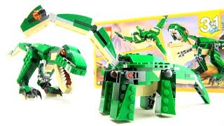 Lego Creator 3in1 31058 Secret Brontosaurus  Apatosaurus Dinosaur toy  Dinosaur speed Build [upl. by Hachmann]