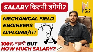 Salary of Mechanical Engineers amp Diploma Holders Salary Guide by RVM CAD [upl. by Nadnerb340]