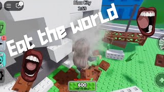 Eat the world one chunk at a time Roblox [upl. by Yehtomit]