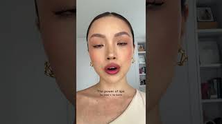 my favorite is the lip liner  lip balm look 👀 lipstick makeuptutorial [upl. by Ellecrag]