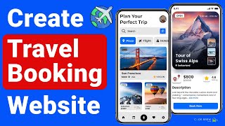 How to Create Travel Booking Website Like Bookingcom  Build Website Like Bookingcom [upl. by Eita]