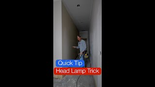 Find Studs With A Light  Must Know Baseboard Install Trick [upl. by Uolymme]