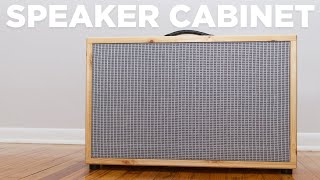 DIY Guitar Speaker Cabinet Build [upl. by Severen143]