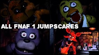 Every FNaF 1 Jumpscare [upl. by Thurlough497]