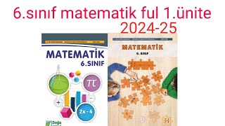 Ortaokul 6sınıf Matematik 1Ünite anlatım ve cevaplar 202425 [upl. by Nnylaj]