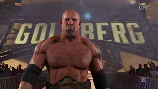 No Goldberg in WWE 2K24  John Cena vs Goldberg WWE 2K23 Gameplay [upl. by Bopp89]