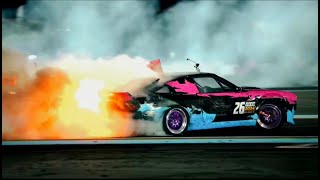 Dramatic Moment Car Fire at OIDC 2024 Round 1 Drifting Competition [upl. by Artus]