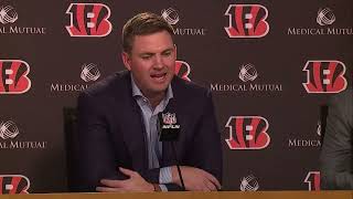 Bengals coach Zac Taylor talks Daxton Hill pick [upl. by Starr]