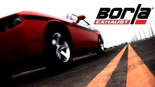 20092014 Dodge Challenger RT Exhaust System Sound  Borla ATAK vs SType vsTouring [upl. by Ehcar]