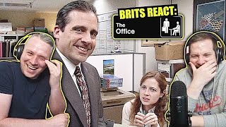 British Guys HILARIOUS The Office Reaction  Season 2 Episode 18 Take Your Daughter to Work Day [upl. by Olegnalehcim930]