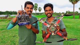 Simplest Drone In The World  பறக்கும் Drone செய்வது எப்படி  Drone Making Remote Control Drone [upl. by Nanete]