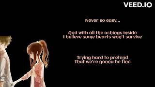 Someones Always Saying Goodbye by Morissette Amon Lyrics [upl. by Aeila]