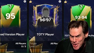 All toty exchanges from 93 to 97 in fc mobile 24 😱 fifamobile [upl. by Favin]