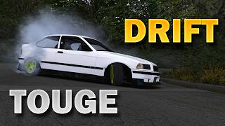 Togue Drift with a bmw e36 Assetto Corsa [upl. by Kcir]