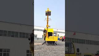 Truckmounted excavator Fourwheel drive agricultural vehicle Tipper dump truck One machine with [upl. by Ancelin]