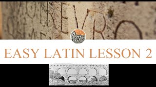 Easy Latin Lesson 2  Learn Latin Fast with Easy Lessons  Latin Lessons for Beginners  Latin 101 [upl. by Anayd]