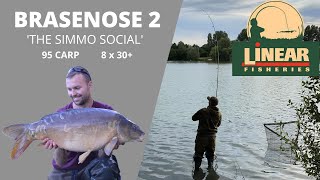 THE SIMMO SOCIAL  CARP FISHING  BRASENOSE 2 LINEAR FISHERIES OXFORDSHIRE [upl. by Aerdnaeel]