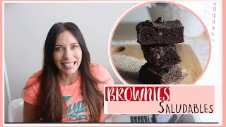 COMO HACER BROWNIES SALUDABLES  RECETAS LILY [upl. by Kowatch]