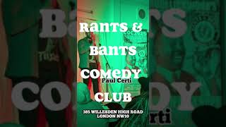 🌟 Experience Comedy Like Never Before at Rants amp Bants with Rudi Lickwood [upl. by Jaymie945]